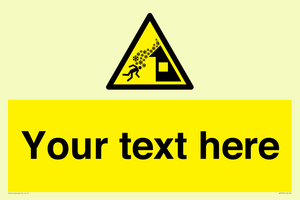 Custom warning roof avalanche